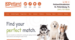 Desktop Screenshot of petlandbradenton.com