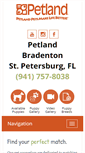 Mobile Screenshot of petlandbradenton.com